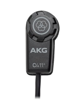 AKG C411 PP Condenser Pickup Microphone with XLR 